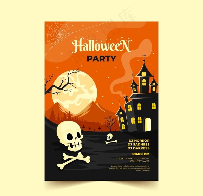 万圣节海报图片