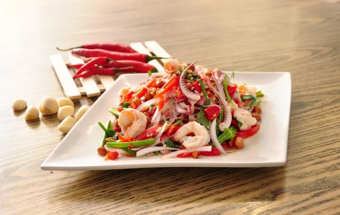 高清美食图片-凉拌海鲜