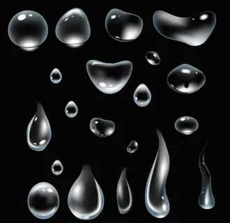 透明水滴雨点水珠露珠图片