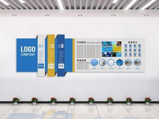企业文化墙图片
