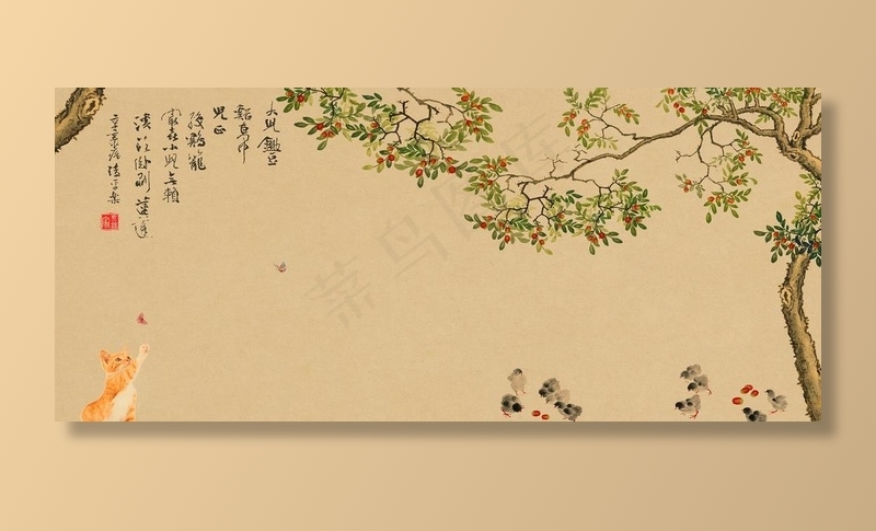 清平乐图片(8858x4134)psd模版下载