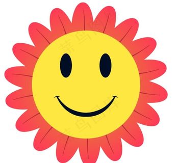 卡通太阳花图片