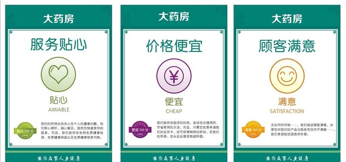 药店海报图片cdr矢量模版下载