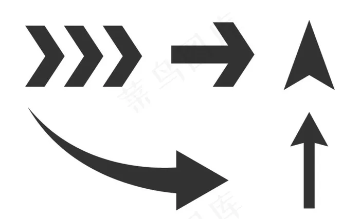 箭头图片ai矢量模版下载