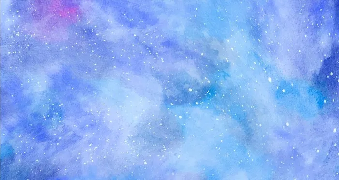 蓝色水彩背景图片