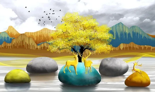 山水装饰画图片 山水装饰画图片