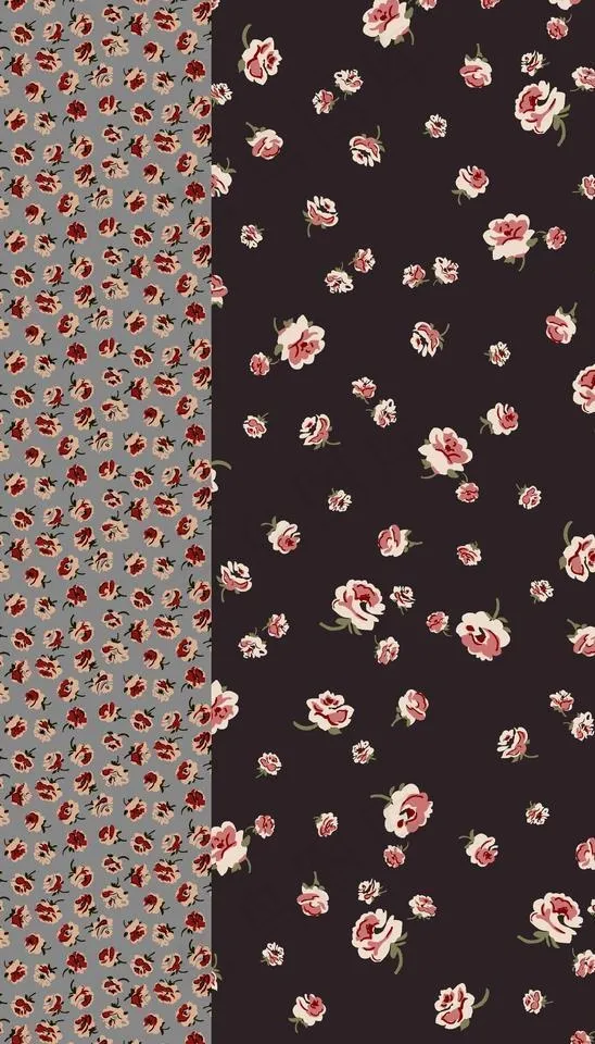 碎花 小花朵 各种花 家纺面料图片psd模版下载