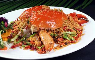 避风塘炒蟹图片