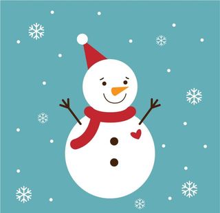 雪人图片