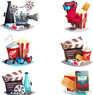 电影院主题素材图片