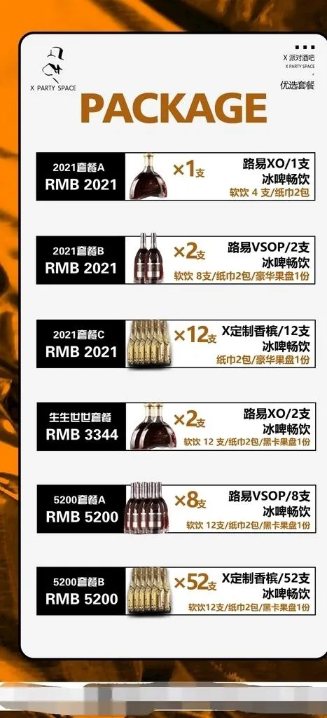 酒水套餐图片psd模版下载