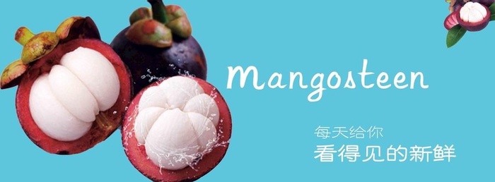 水果山竹卡布灯箱图片