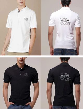 polo衫 t恤效果图样机图片