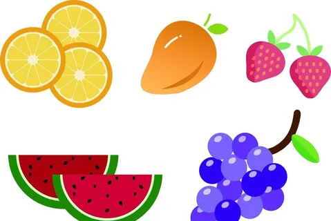 水果卡通矢量图图片