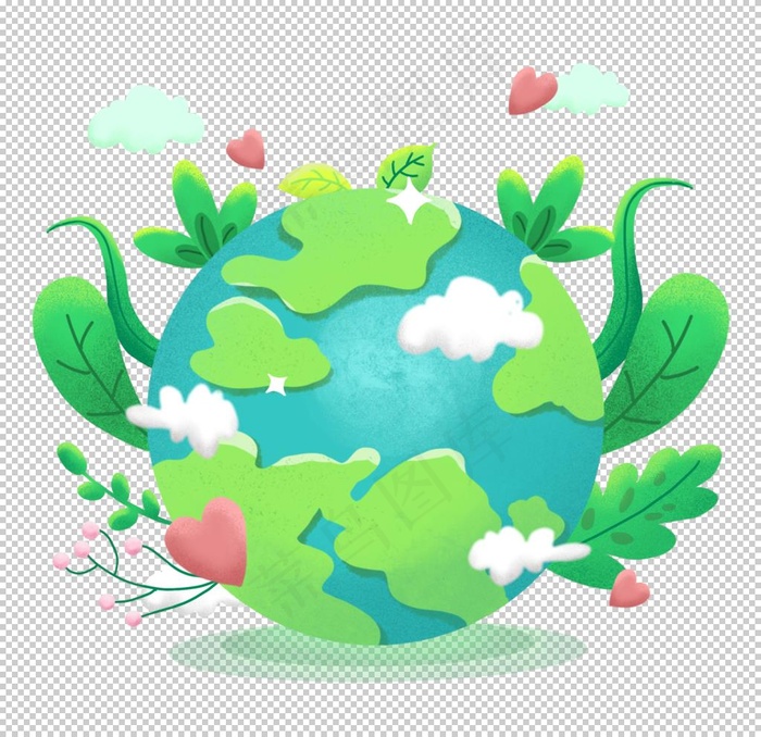 爱护环境 保护地球 免抠元素图片