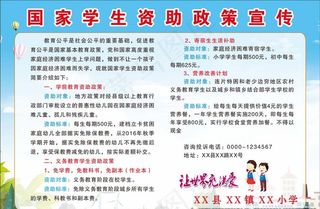 国家学生资助政策宣传图片
