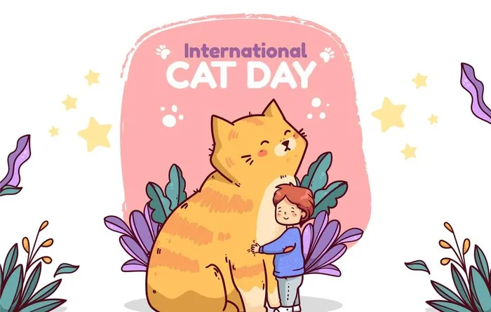卡通猫图片ai矢量模版下载