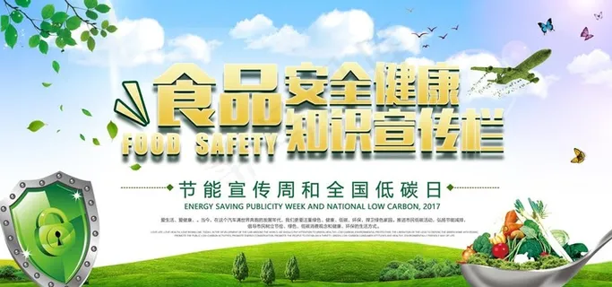 食品安全展板图片