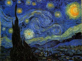 梵高星月夜图片