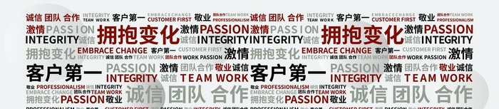 公司文化墙图片ai矢量模版下载