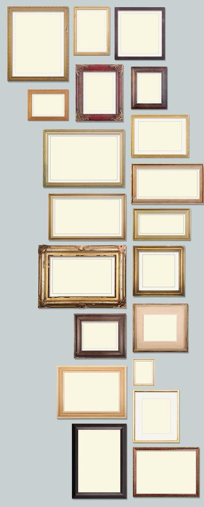 画框镜框样机图片