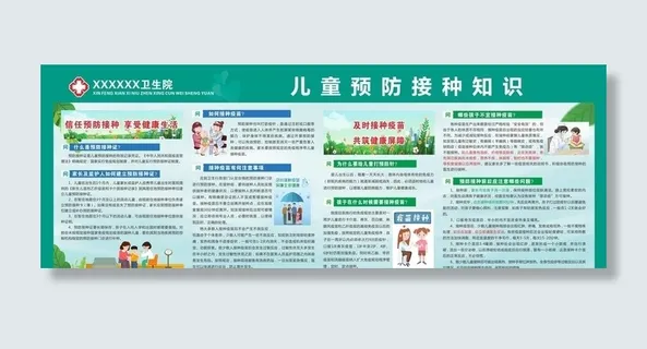 儿童预防接种知识宣传栏图片