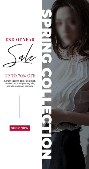 简约时尚海报 电商活动封面图片