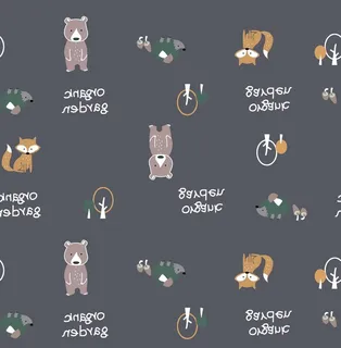 卡通熊 狐狸 刺猬图片