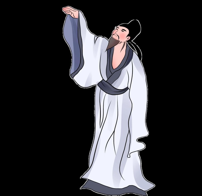 手绘文人墨客图片