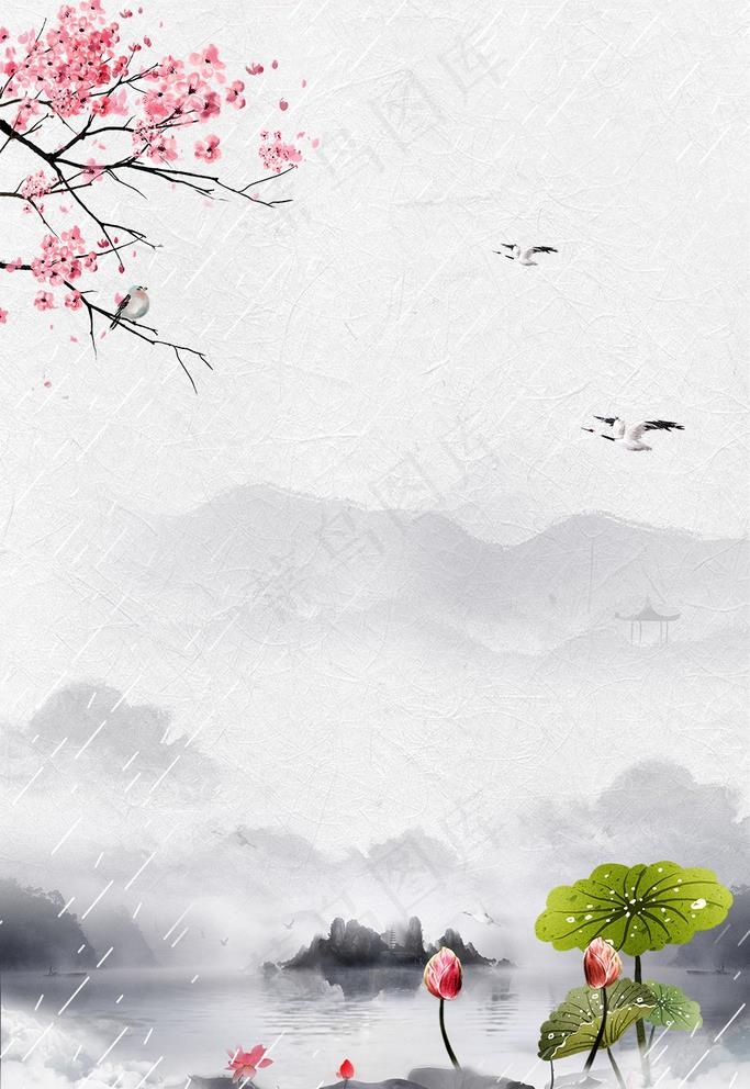 中国风图片(1000x2000)psd模版下载