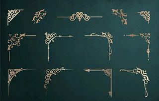 欧式花纹边框图片