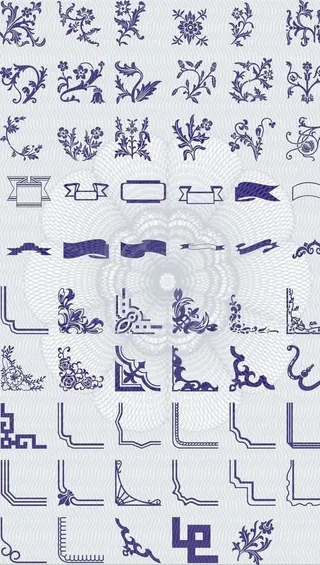 木雕角花 中西雕花 飘带图片