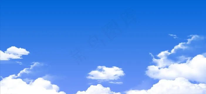 蓝天白云展板 蓝色展板图片
