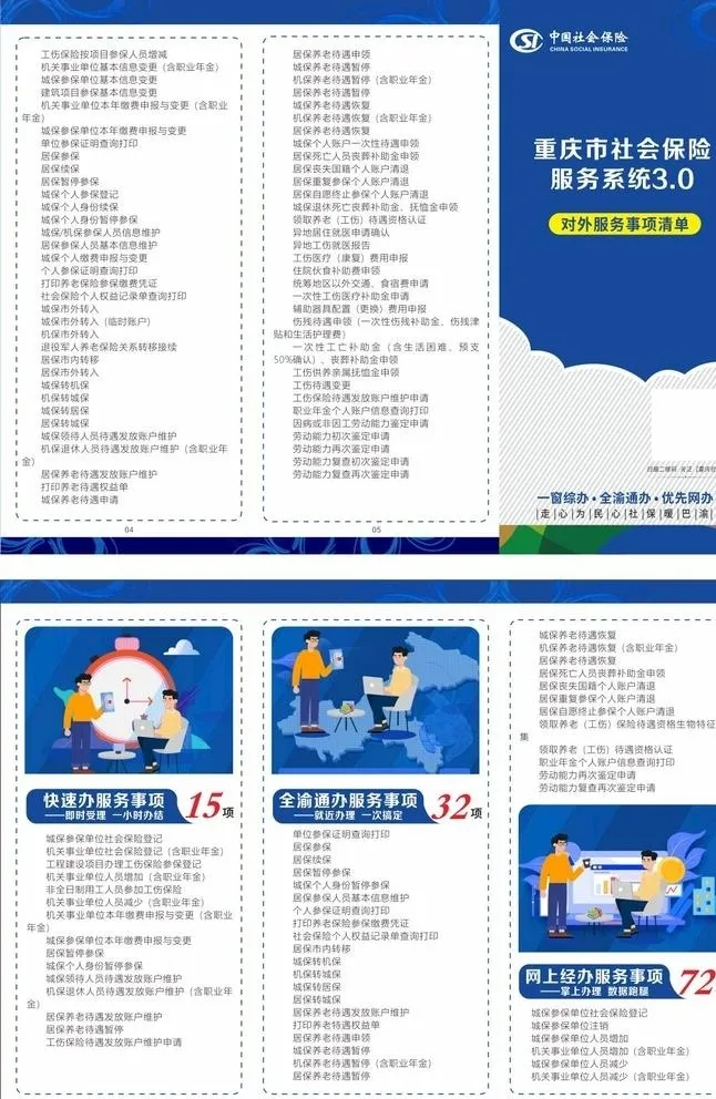 重庆市社会保险3.0图片cdr矢量模版下载