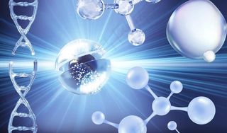 科技DNA分子元素图片