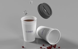 一次性纸杯样机图片