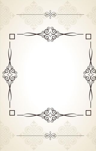 欧式边框花边背景图片