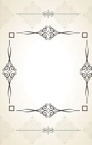 欧式边框花边背景图片