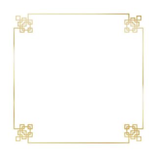 金色中式边框图片