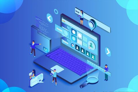 商务办公立体插画图片