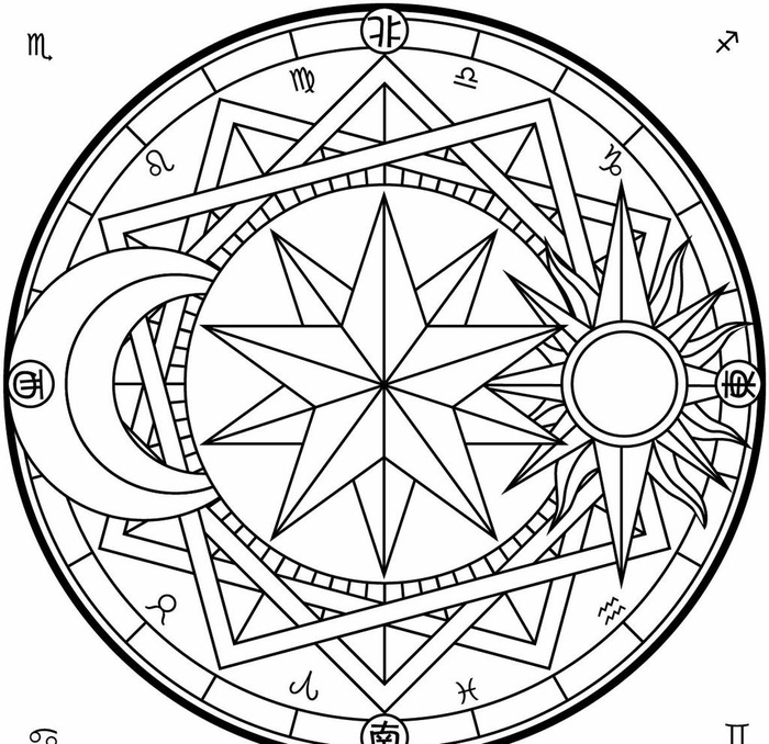 魔法阵矢量图图片ai矢量模版下载