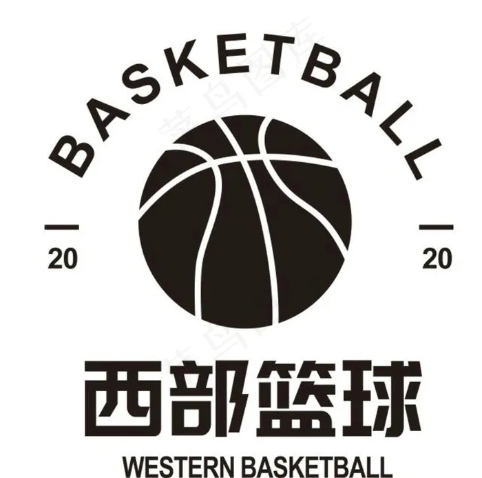 西部篮球图片cdr矢量模版下载