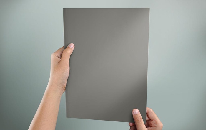 手拿杂志模板图片