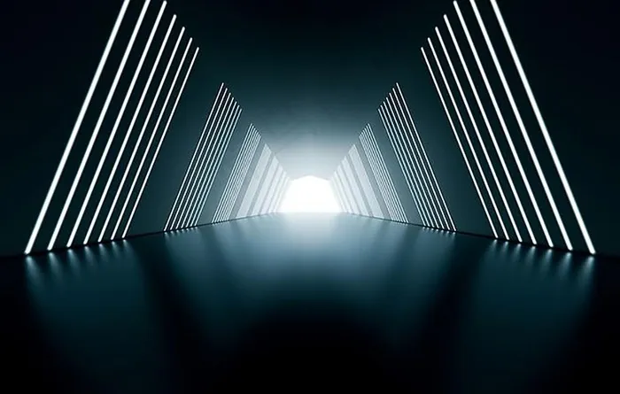 现代背景 车库 隧道 光 底纹图片