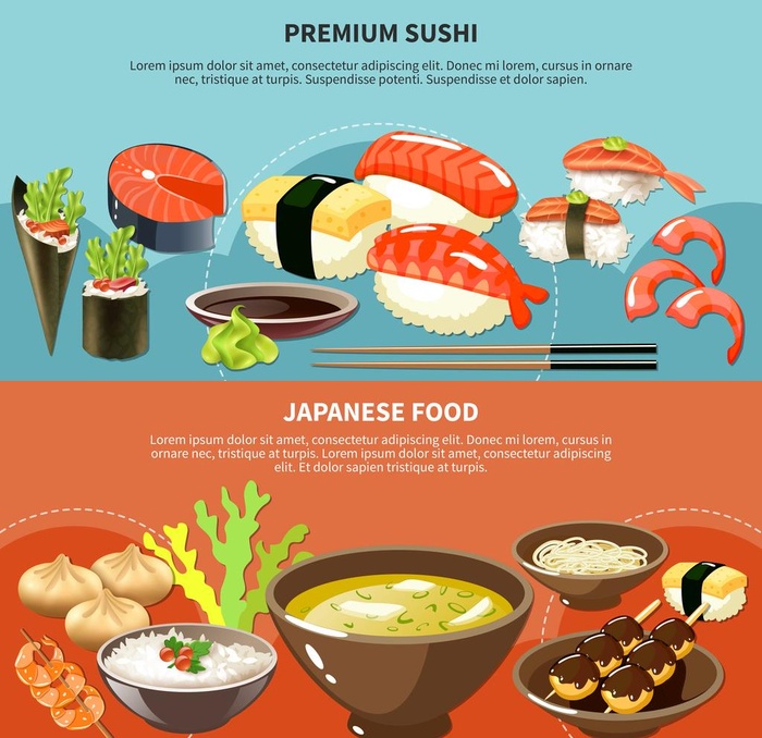 卡通美食海报矢量图片eps,ai矢量模版下载