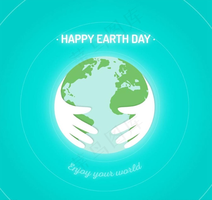 双手呵护的地球图片