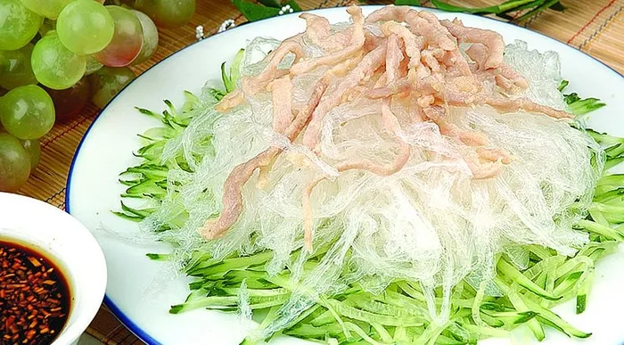 凉粉里脊丝图片