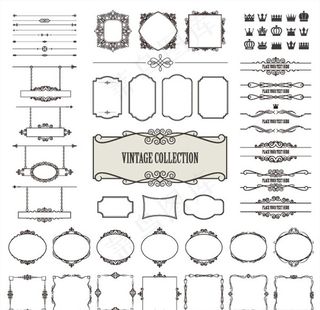 花纹边框设计图片