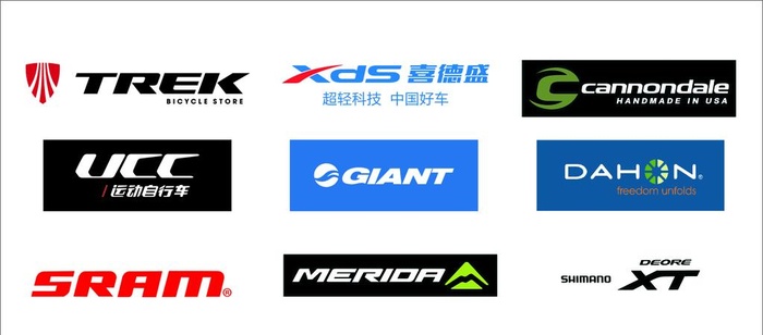 山地车LOGO喜德盛 美利达 图片cdr矢量模版下载