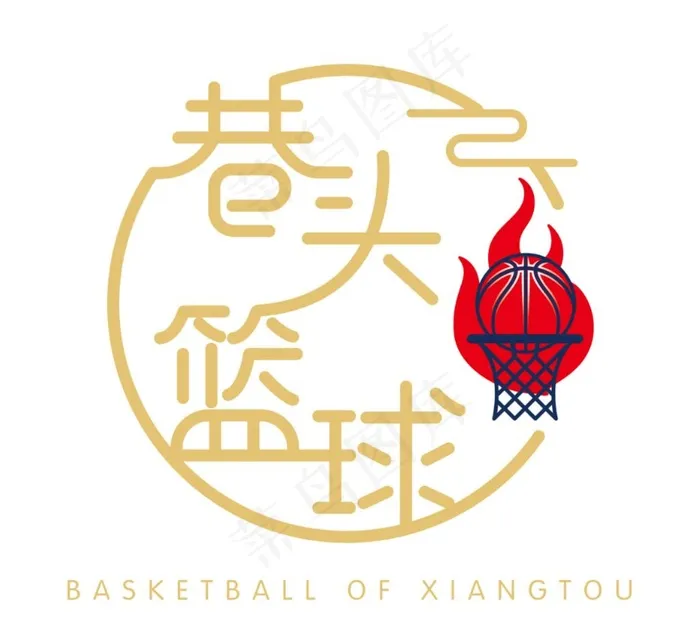 篮球队标logo图片ai矢量模版下载
